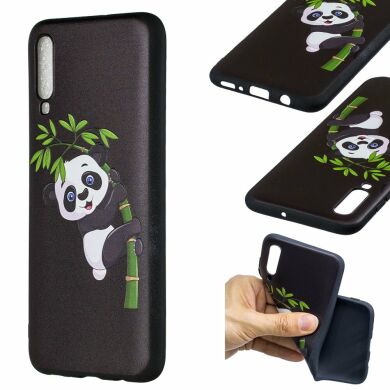 Силіконовий (TPU) чохол UniCase Color Style для Samsung Galaxy A70 (A705), Panda Climbing on Bamboo