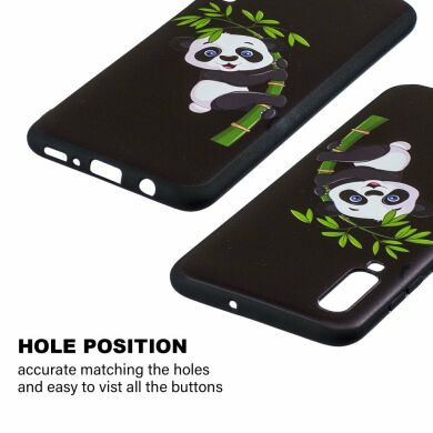 Силіконовий (TPU) чохол UniCase Color Style для Samsung Galaxy A70 (A705), Panda Climbing on Bamboo