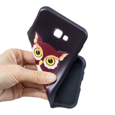 Силиконовый (TPU) чехол UniCase Color Style для Samsung Galaxy J4+ (J415) - Owl Embossment Patterned TPU