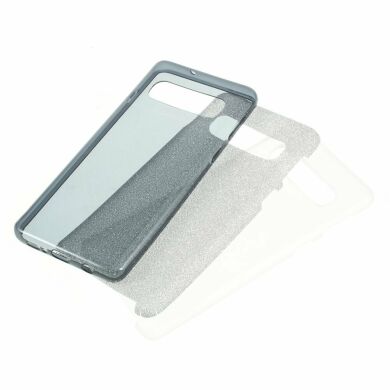 Силіконовий (TPU) чохол UniCase Glitter Cover для Samsung Galaxy S10 (G973) - Black