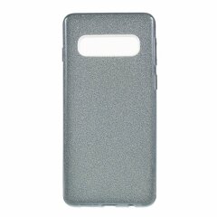 Силиконовый (TPU) чехол UniCase Glitter Cover для Samsung Galaxy S10 (G973) - Black