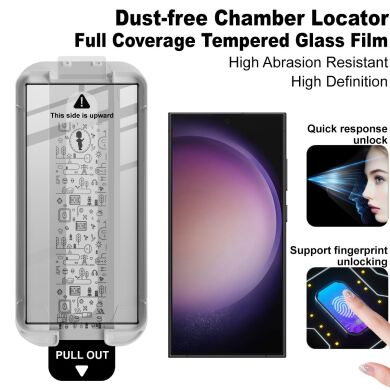 Защитное стекло IMAK Easy Install Full Glue для Samsung Galaxy S24 Ultra (S928) - Black