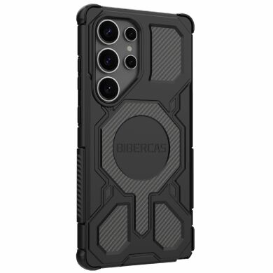 Захисний чохол Deexe Bibercas J-16 Series для Samsung Galaxy S25 Ultra (S938) - Black