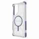 Защитный чехол Deexe Clear Bibercas для Samsung Galaxy S25 Ultra (S938) - Blue. Фото 4 из 7