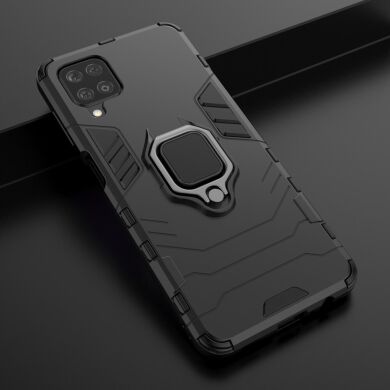 Защитный чехол Deexe Hybrid Case для Samsung Galaxy M12 (M125) - Black
