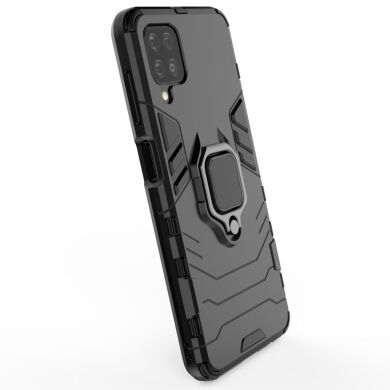 Защитный чехол Deexe Hybrid Case для Samsung Galaxy M12 (M125) - Black