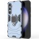 Защитный чехол Deexe Hybrid Case для Samsung Galaxy S24 FE (S721) - Blue. Фото 2 из 6