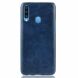 Захисний чохол Deexe Leather Back Cover для Samsung Galaxy A20s (A207) - Blue