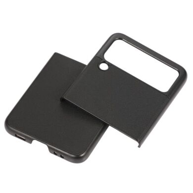 Захисний чохол Deexe Leather Case для Samsung Galaxy Flip 3 - Black