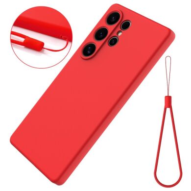 Захисний чохол Deexe Silicone Case для Samsung Galaxy S25 Ultra (S938) - Red