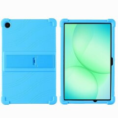Защитный чехол Deexe Silicone Kickstand для Samsung Galaxy Tab A11 Plus (X230/236) - Baby Blue