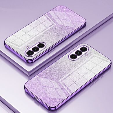 Защитный чехол Deexe Sparkles Cover для Samsung Galaxy A36 (A366) - Purple