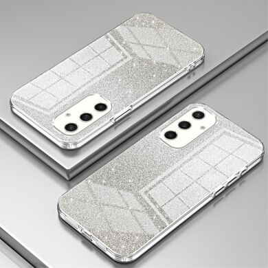 Защитный чехол Deexe Sparkles Cover для Samsung Galaxy S24 - Transparent