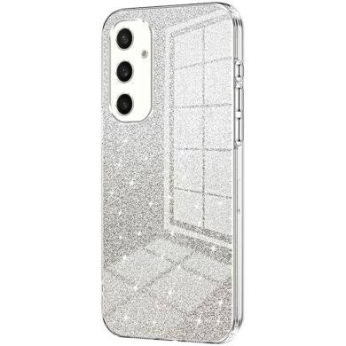 Защитный чехол Deexe Sparkles Cover для Samsung Galaxy S25 (S931) - Transparent