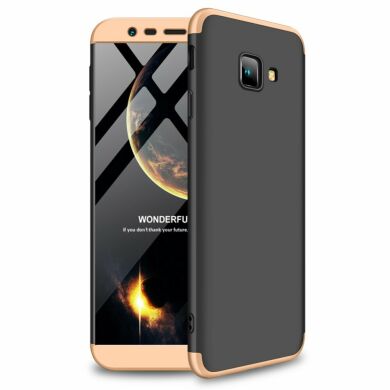Защитный чехол GKK Double Dip Case для Samsung Galaxy J4+ (J415) - Black / Gold