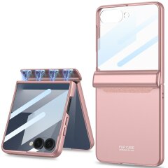 Защитный чехол GKK Magnetic Fold для Samsung Galaxy Flip 7 - Pink