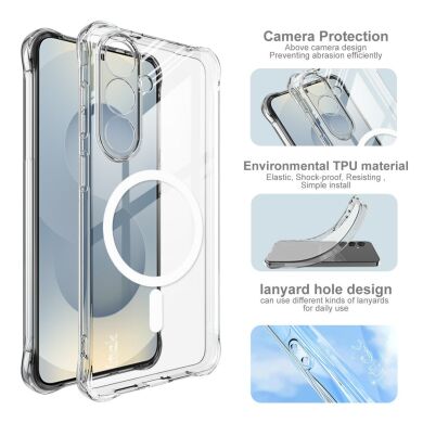 Захисний чохол IMAK Space Shield MagSafe для Samsung Galaxy S26 Plus (S947) - Transparent