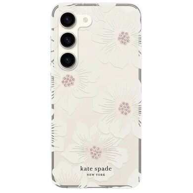 Защитный чехол Kate Spade NY Protective Hardshell для Samsung Galaxy S23 (S911) - Hollyhock Floral