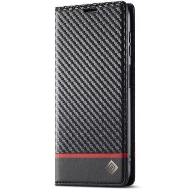 Защитный чехол LC.IMEEKE Carbon Fiber для Samsung Galaxy S24 FE (S721) - Horizontal Stripe
