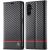 Защитный чехол LC.IMEEKE Carbon Fiber для Samsung Galaxy S24 FE (S721) - Horizontal Stripe