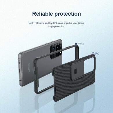 Защитный чехол NILLKIN CamShield Case для Samsung Galaxy S20 Ultra (G988) - Black