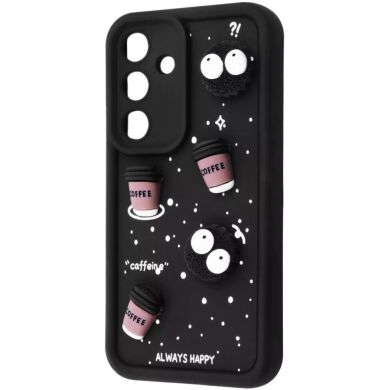 Захисний чохол Pretty Things Case для Samsung Galaxy A16 (A165) - Black / Coffee