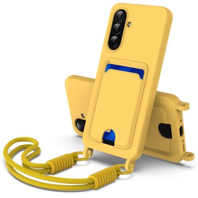 Захисний чохол Reframe Silicone Holder для Samsung Galaxy A57 (A576) - Yellow