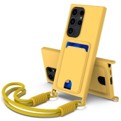 Захисний чохол Reframe Silicone Holder для Samsung Galaxy S23 Ultra (S918) - Yellow