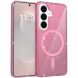 Захисний чохол Reframe Sparkle MagSafe для Samsung Galaxy S26 - Transparent Pink
