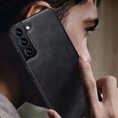 Защитный чехол SULADA Leather Case для Samsung Galaxy S22 Ultra - Blue