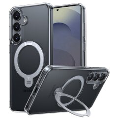 Защитный чехол TORRAS Ostand Spin MagSafe для Samsung Galaxy S25 Plus (S936) - Transparent