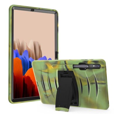 Захисний чохол UniCase Bravo Series для Samsung Galaxy Tab S7 Plus (T970/975) / S8 Plus (T800/806) - Camouflage