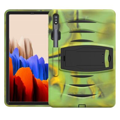 Захисний чохол UniCase Bravo Series для Samsung Galaxy Tab S7 Plus (T970/975) / S8 Plus (T800/806) - Camouflage