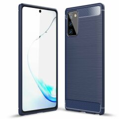 Захисний чохол UniCase Carbon для Samsung Galaxy Note 20 - Dark Blue