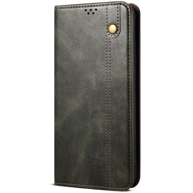 Защитный чехол UniCase Leather Wallet для Samsung Galaxy S25 FE (S731) - Green