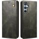 Защитный чехол UniCase Leather Wallet для Samsung Galaxy S25 FE (S731) - Green. Фото 1 из 6