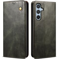 Защитный чехол UniCase Leather Wallet для Samsung Galaxy S25 (S931) - Green