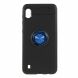 Защитный чехол UniCase Magnetic Ring для Samsung Galaxy A10 (A105) - Black / Blue. Фото 1 из 3