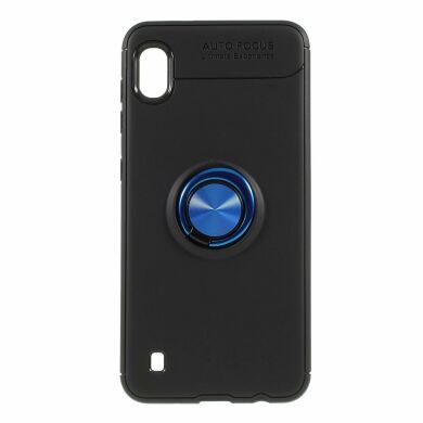 Защитный чехол UniCase Magnetic Ring для Samsung Galaxy A10 (A105) - Black / Blue