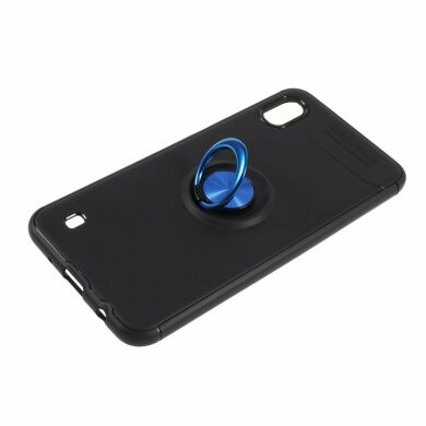 Защитный чехол UniCase Magnetic Ring для Samsung Galaxy A10 (A105) - Black / Blue