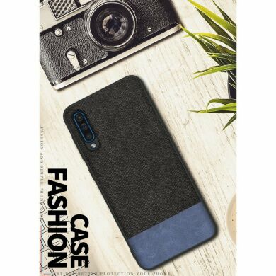 Защитный чехол UniCase Texture Style для Samsung Galaxy A50 (A505) / A30s (A307) / A50s (A507) - Black / Blue
