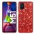 Захисний чохол&nbsp;Deexe Sparkles Series для Samsung Galaxy M51 (M515) - Red