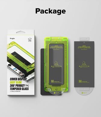 Комплект защитных стекол (2шт) Ringke Easy Slide 360 Privacy для Samsung Galaxy Fold 8 Ultra (8800328819993)