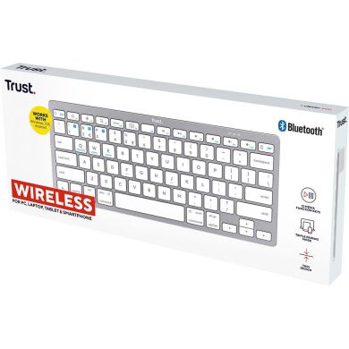 Беспроводная клавиатура Trust Basics (25486) - White