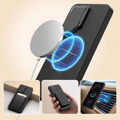 Захисний чохол Tech-Protect Kevlar Aura MagSafe для Samsung Galaxy S26 (S942) - Black / Orange