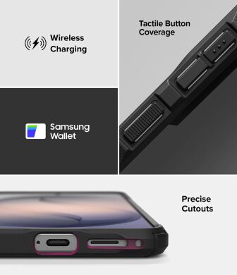 Захисний чохол Ringke Fusion X для Samsung Galaxy S26 (S942) 8800328815582 - Black