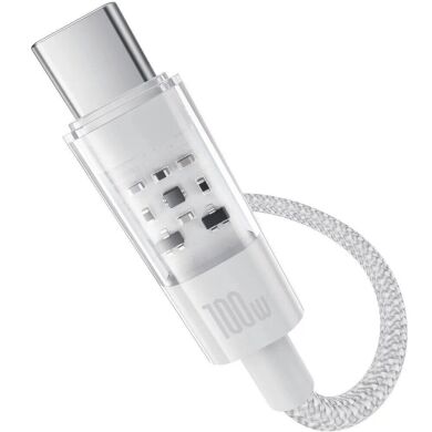 Кабель Baseus Gem USB to Type-C (100W, 1m) P10373002211-00 - White
