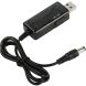 Кабель для роутера и других устройств Deexe Universal USB to DC (5V to 9V/12V, 1m) - Black. Фото 2 из 2