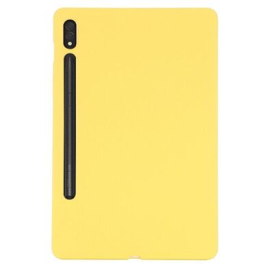 Захисний чохол Deexe Silicone Shell для Samsung Galaxy Tab S8 Ultra (T900/906) - Yellow
