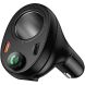 FM модулятор Hoco E88 PD20W + QC3.0 (2Type-C + USB) - Black. Фото 2 из 8